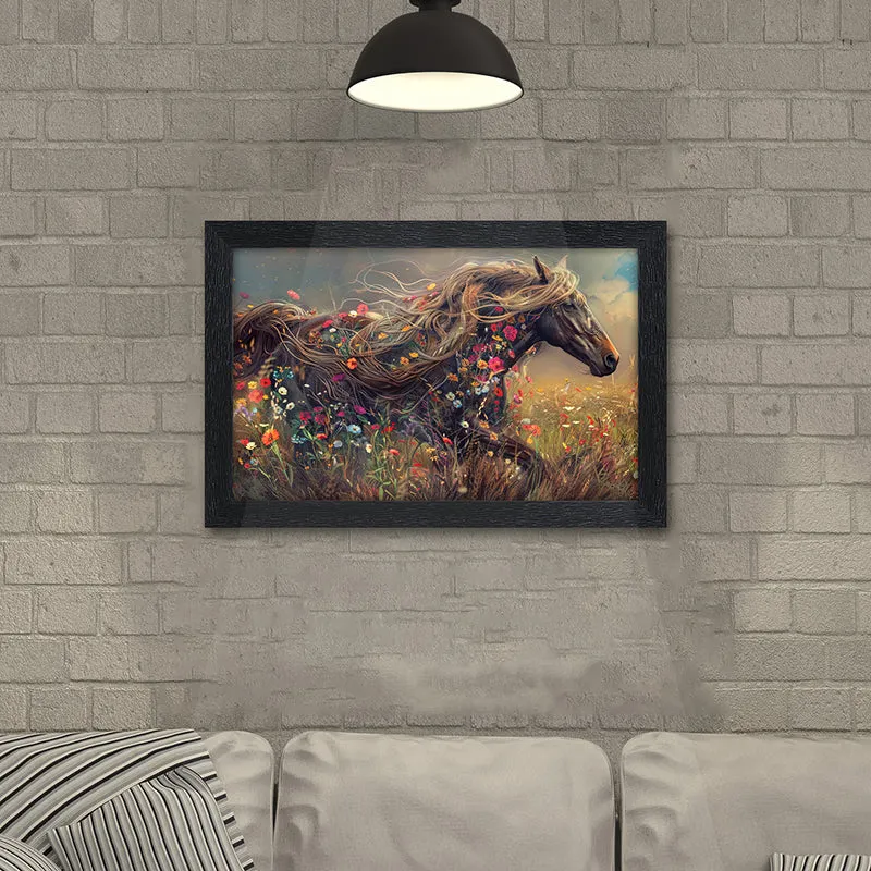 Floral Horsepower Wall Painting media 5
