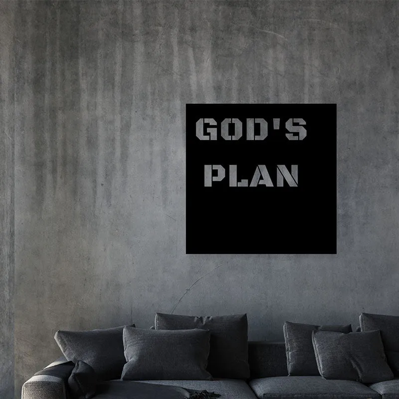 God'S Plan Iron Wall Accent media 1