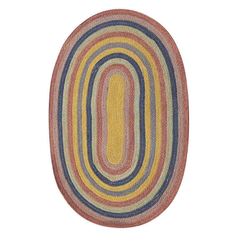 Weave Circle Braided Jute Area Rug media 1
