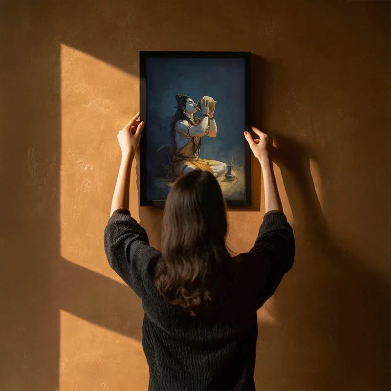Lord Shiva with Kamandalu Divine II Archival Paper Wall Art media 6