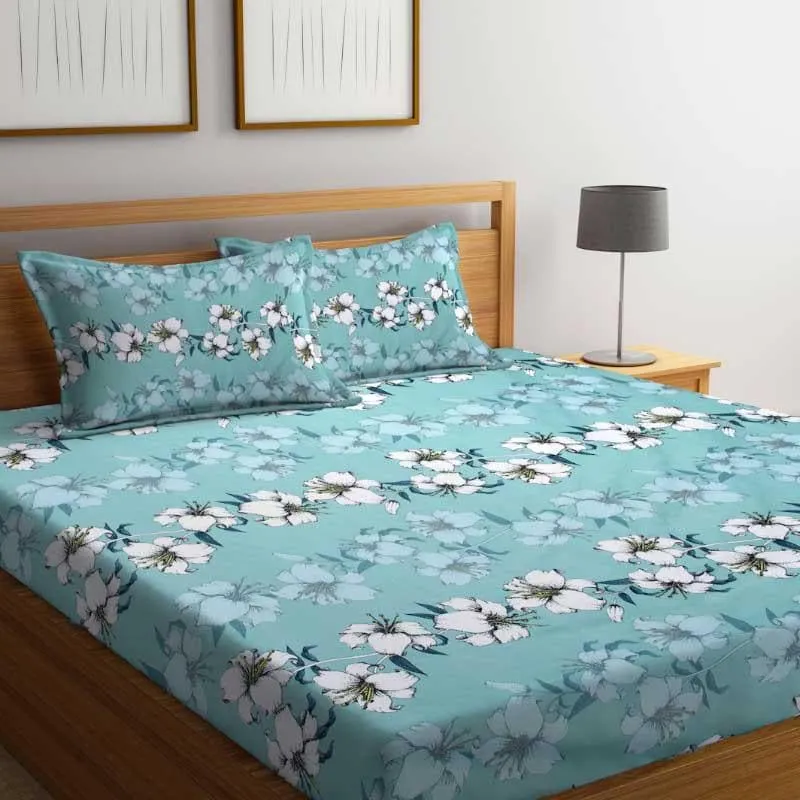 Cecelia Printed Microfiber Bedsheet - 130 GSM media 1