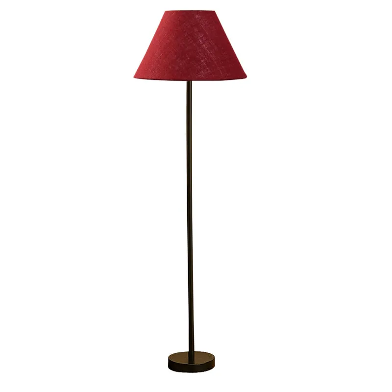Sienna II Rodin Floor Lamp - Maroon media 5