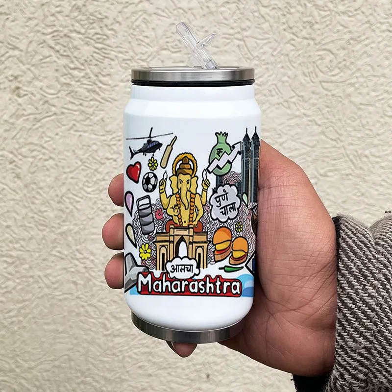 Magnificent Maharashtra Steel Sipper - 350 mL media 4