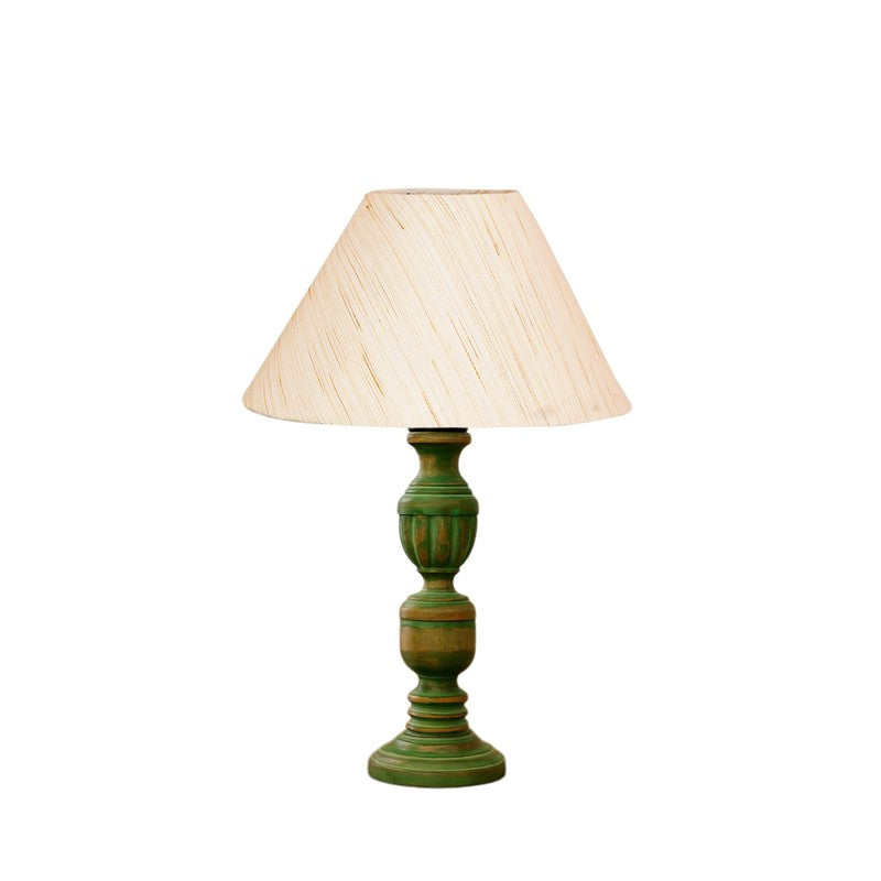 Arvello Auro Wooden Table Lamp - OffWhite media 5
