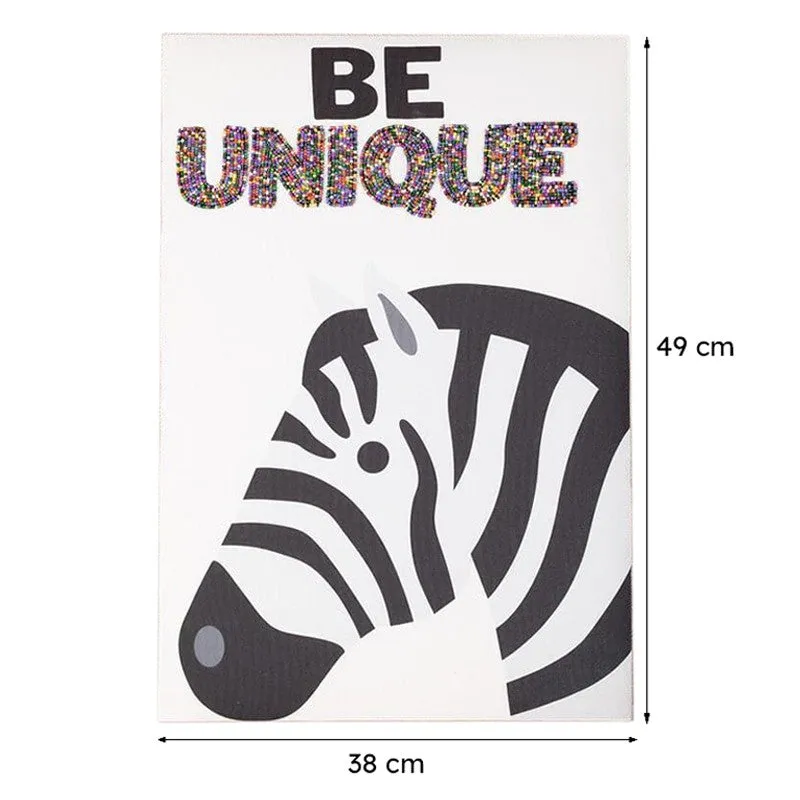 Be Unique Zebra MDF & Fabric Wall Accent media 7