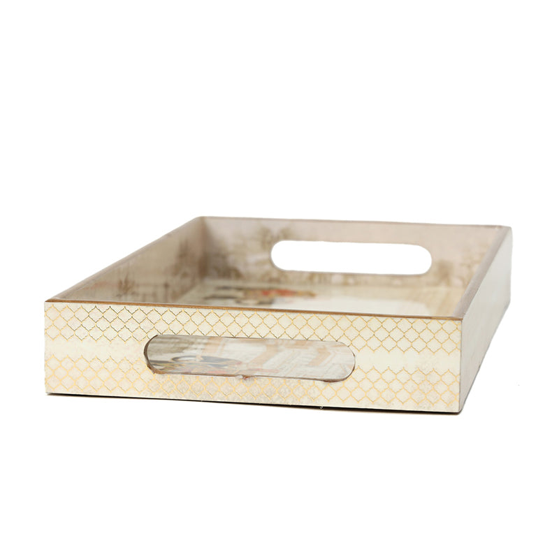 Darbar Parade Enamel Coated Serving Tray - Set Of Three media 6