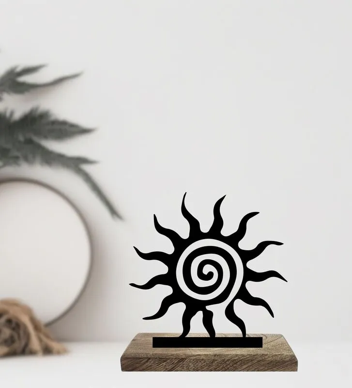 Stellar Radiance Solar Brilliance Showpiece - Set Of Two media 4