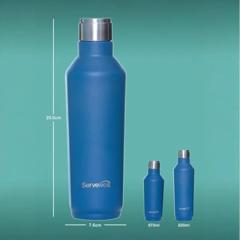 Steel Chill Bottle (820 mL) - Imperial Blue media 5