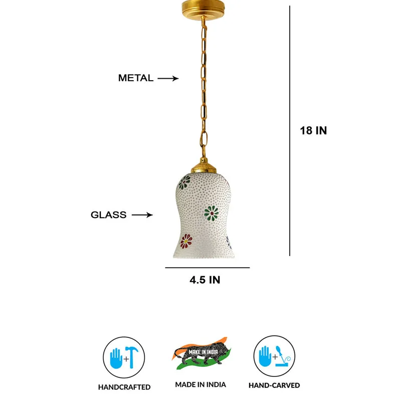 Mosaic Soft Glass Ceiling Lamp media 7