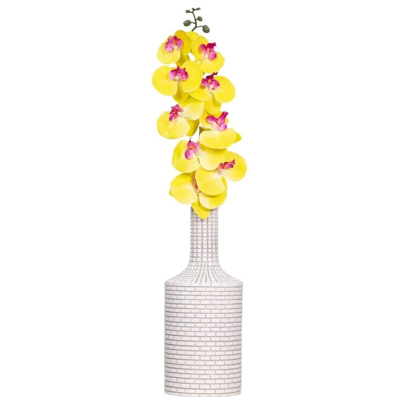 Graceful Artificial Orchids Flower Stick - Yellow media 4