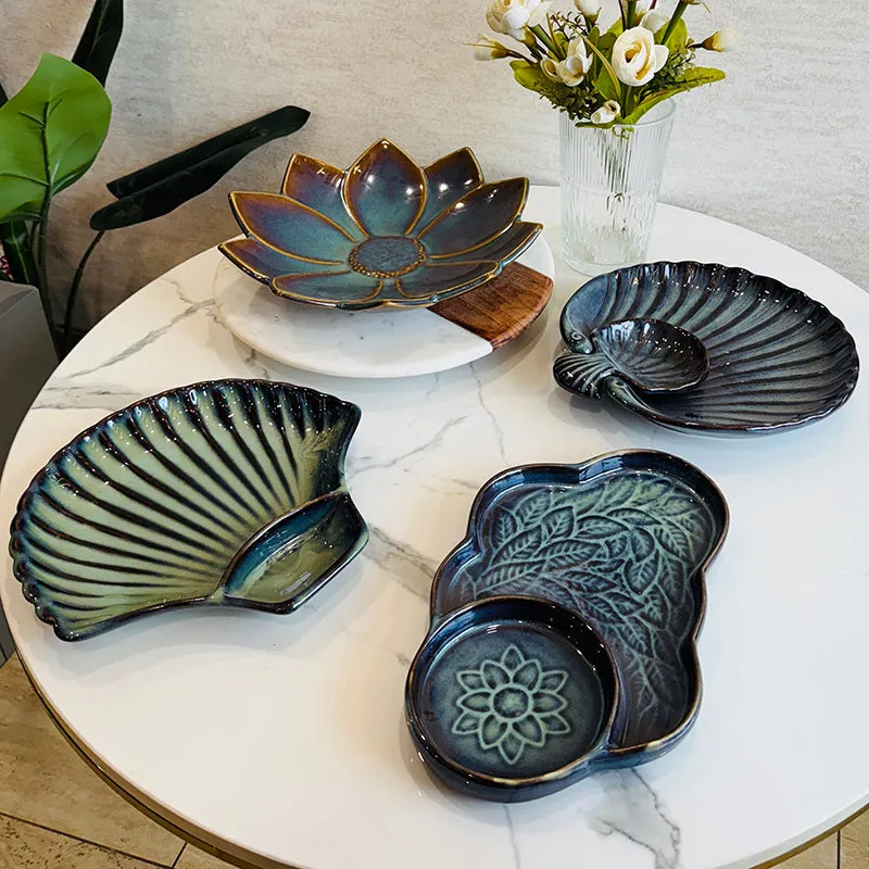 Tesora Ceramic Platter Set - Four Piece Set media 3