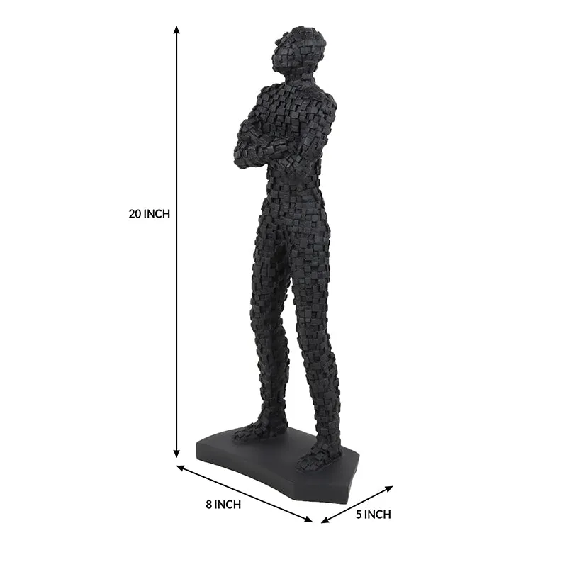 Stance Of Confidence Resin Showpiece - Black media 5
