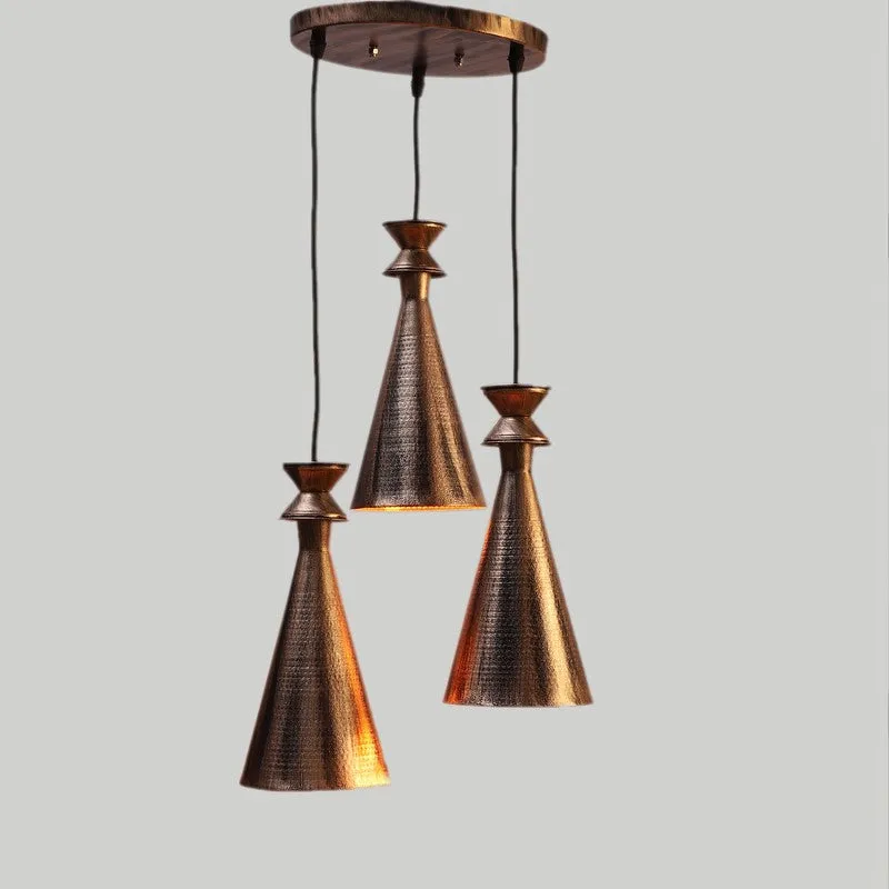 Vintage Trio Iron Ceiling Lamp media 6