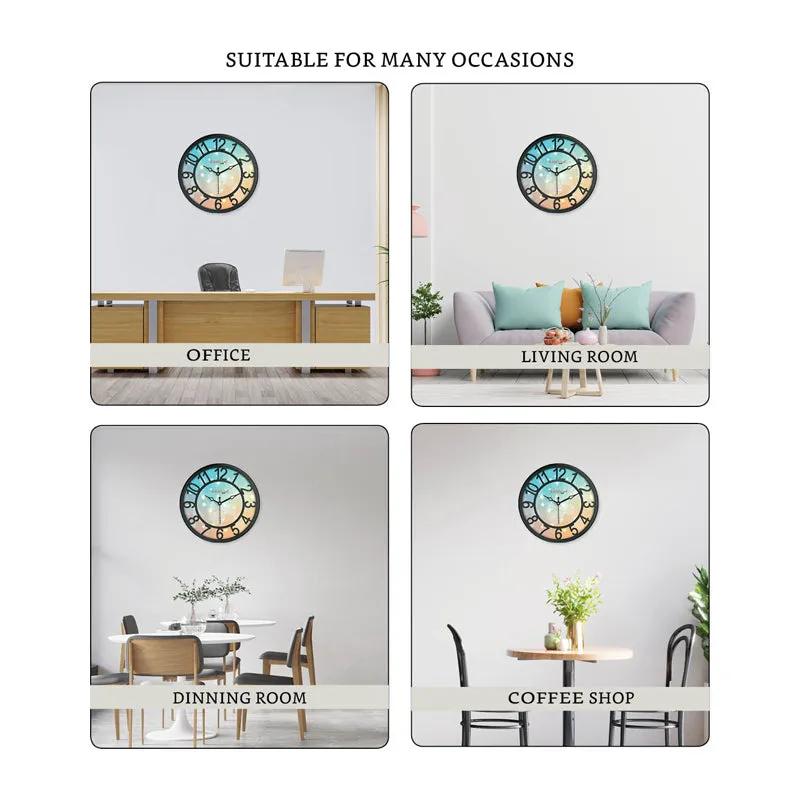 Kenil Sweep Silent Wall Clock media 9