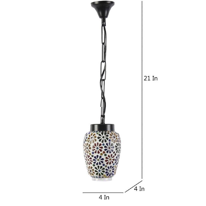 Flora Bloomy Glass Ceiling Lamp media 5