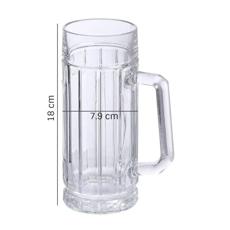 Tristo Beer Mug (550 ML) - Set Of Two media 4