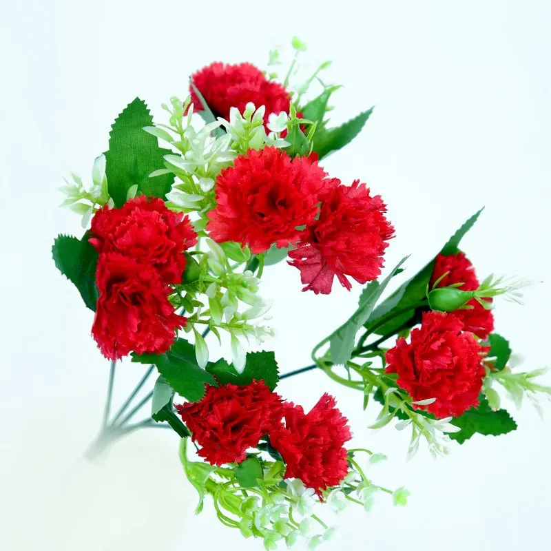FloraCharm(Red) Decorative Artificial Flower Collection - Set Of Two media 5