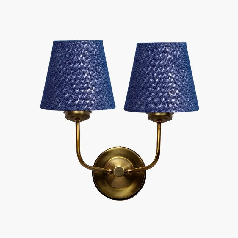 Lumoire Duo Cone Metal Wall Lamp - Blue media 5