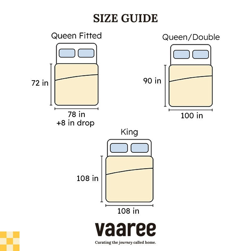 Swayam Vrita Cotton Bedsheet (Beige) - 200 TC media 6