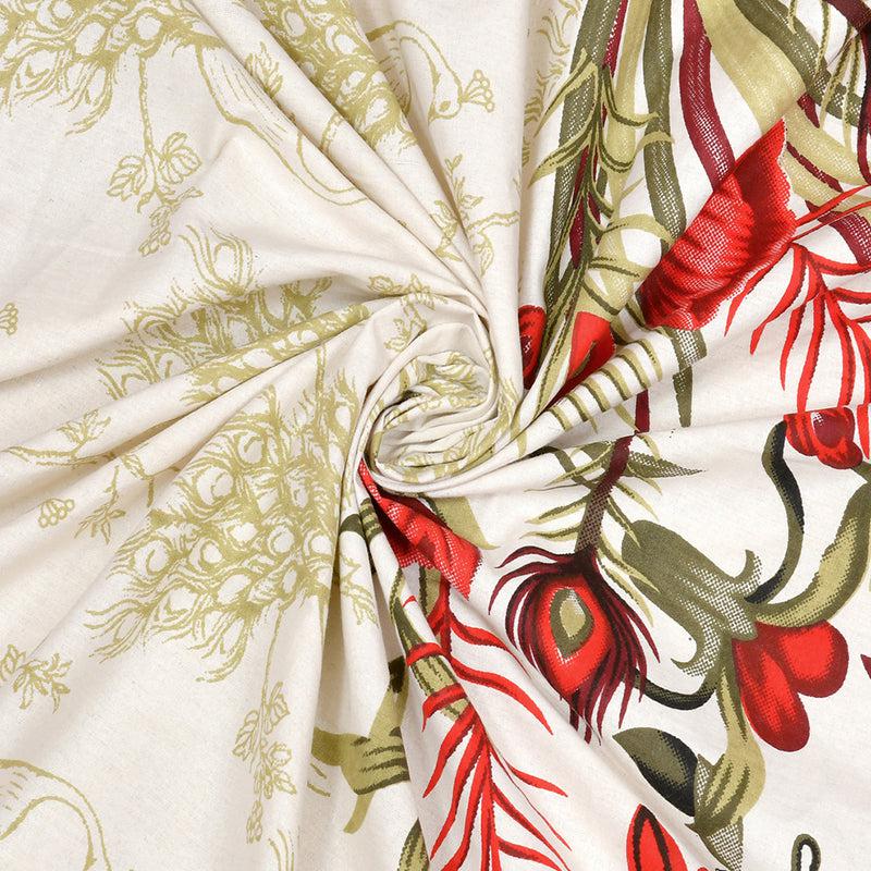 Navil Ethnic Cotton Bedsheet (Multicolor) - 180 TC media 4