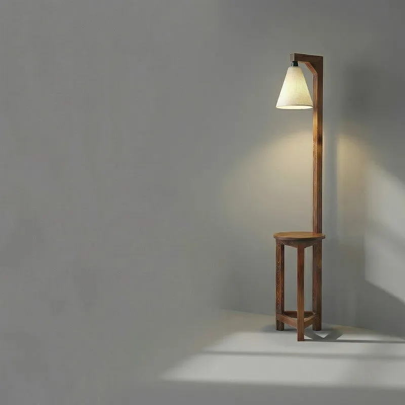 SimplyShade Wooden Floor Lamp - Brown media 7