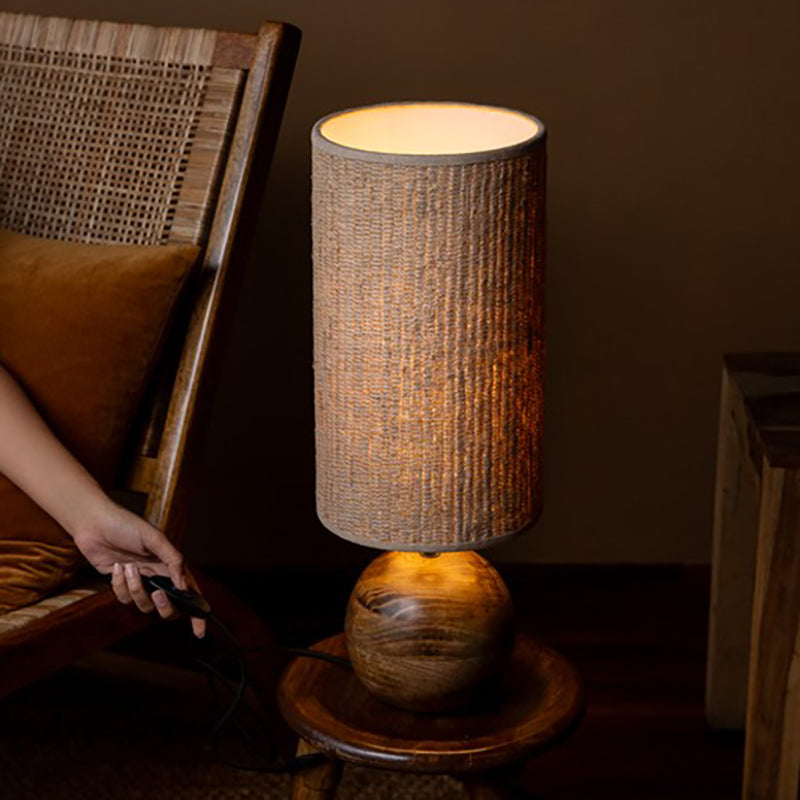 Fig Living Weave Jute Table Lamp - Brown image 3