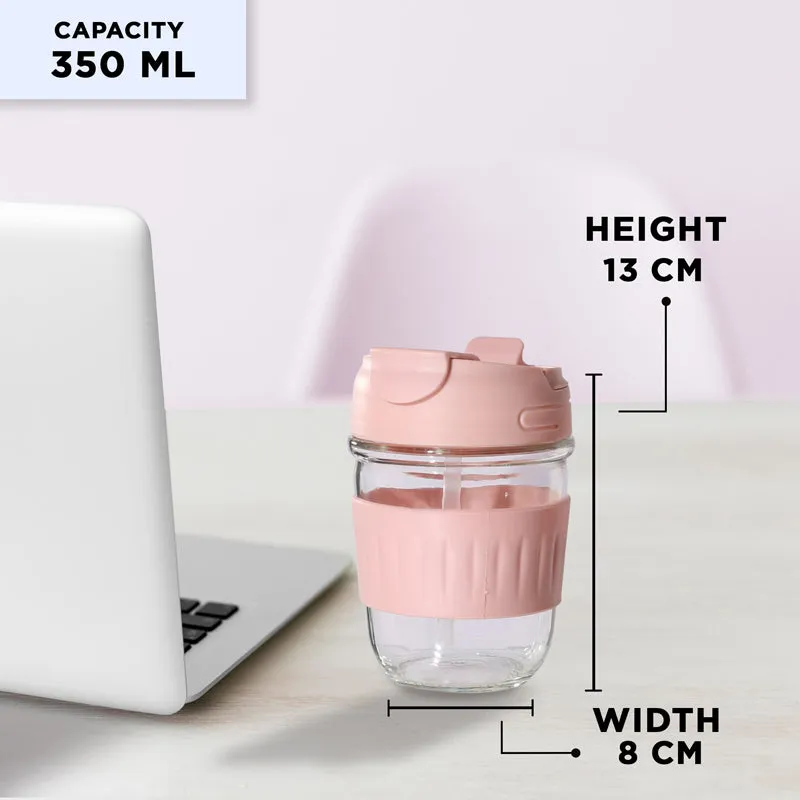 Lazo Glass Sipper - Light Pink media 6