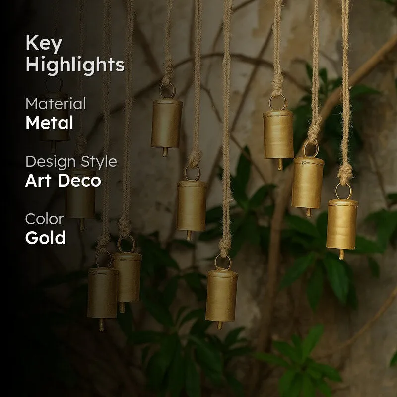 Tria Metal Hangin Bell - Set Of Ten media 2