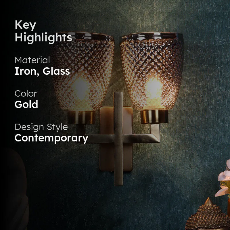 Krystelle II Iron Wall Lamp media 2