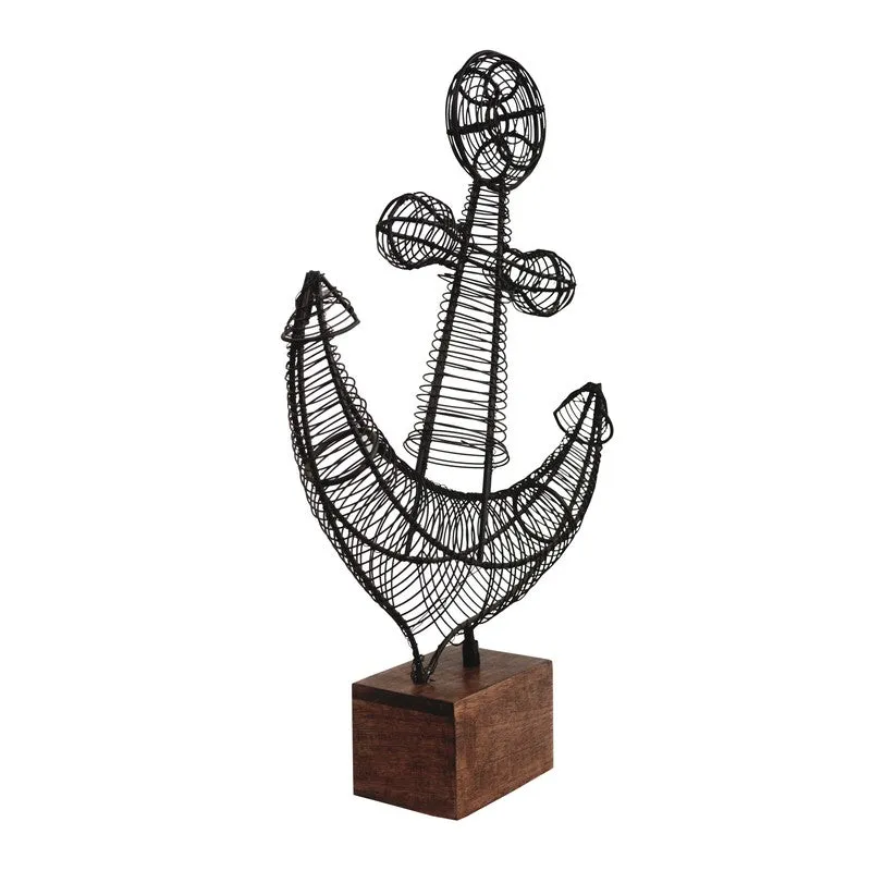 Mariners Anchor Black Showpiece media 5