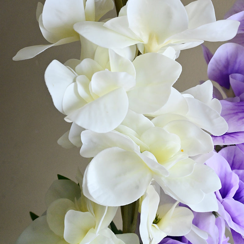 Solene Artificial Flower Stick - White media 7