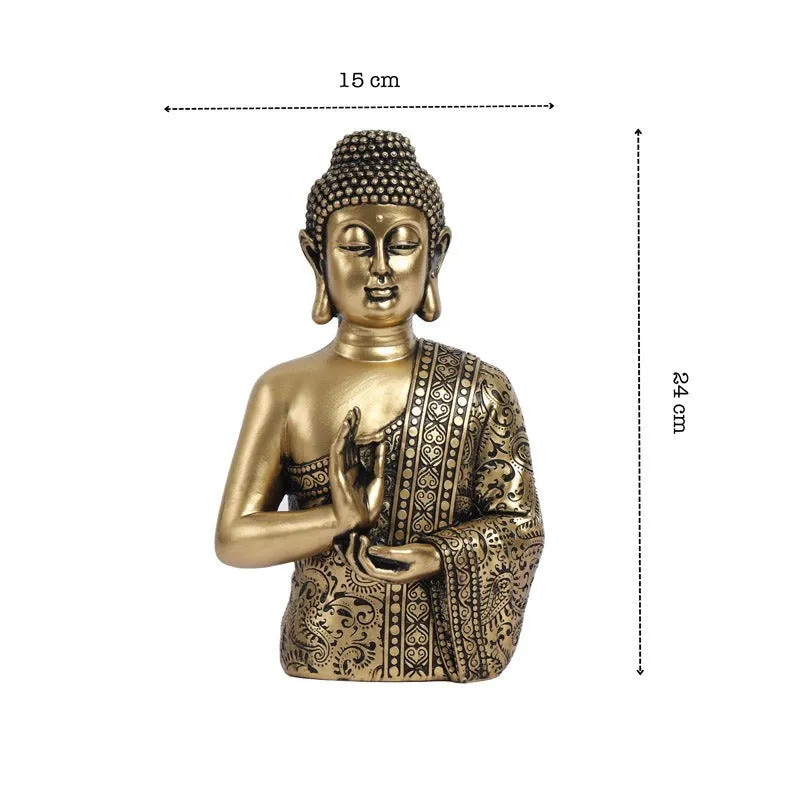 Ornate Serene Buddha Showpiece media 10