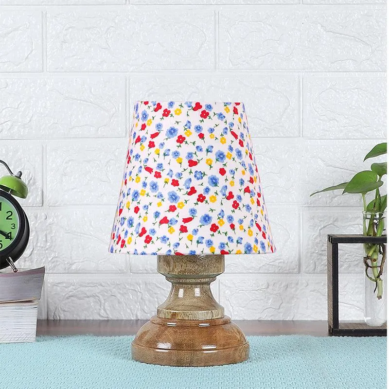 Harolda Color Splash Fabric Table Lamp - Multicolor media 3