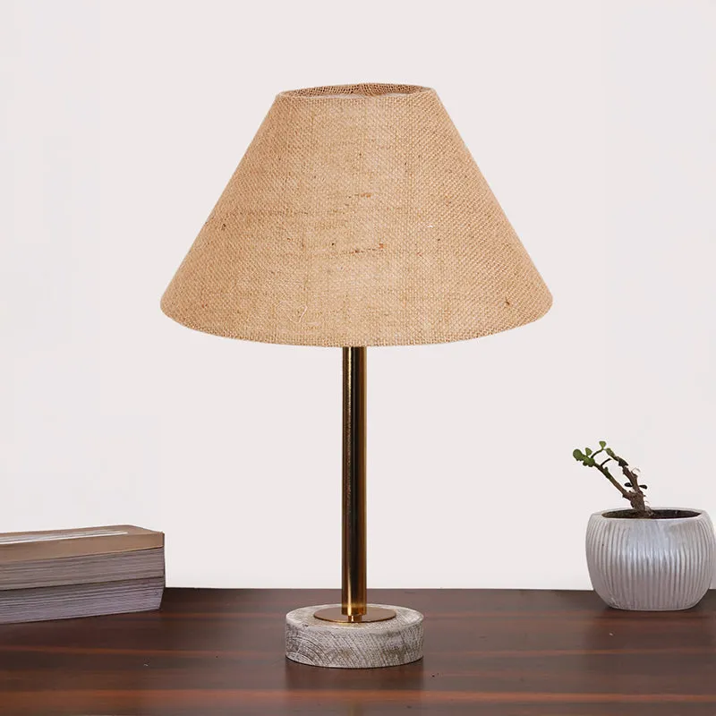 Sienna II Rodin Wooden Table Lamp - Beige,Gold,White media 3