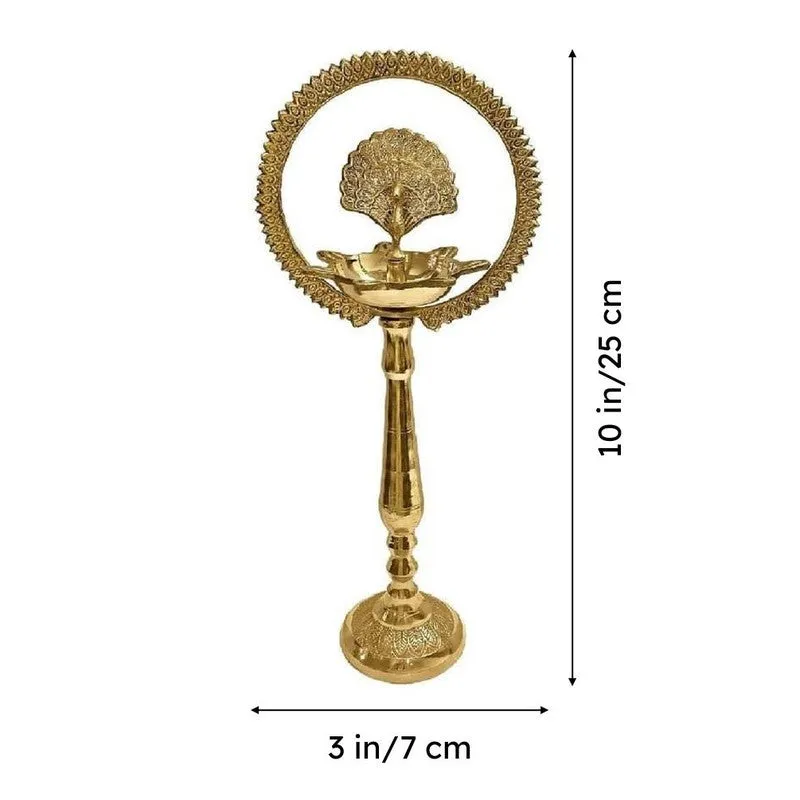 Divine Aura Brass Lamp - Small media 7