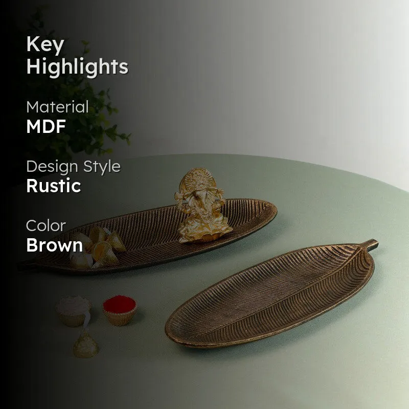 Chicora Accent Tray (Brown) - Set Of Two media 2