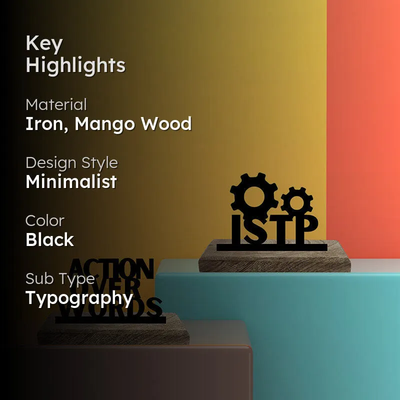 Action & ISTP Showpiece - Set Of Two media 2