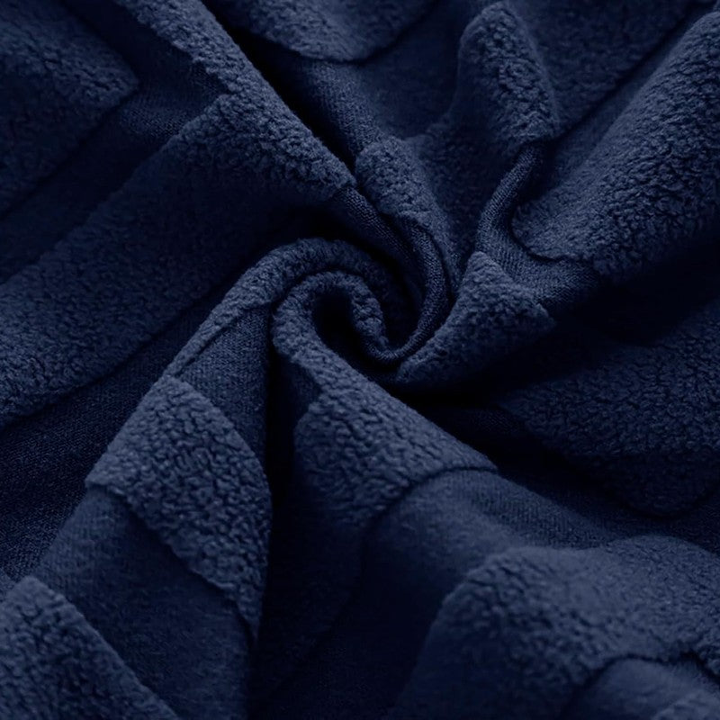 Diamante Jacquard Chair Cover (Navy Blue) - Set Of Six media 5
