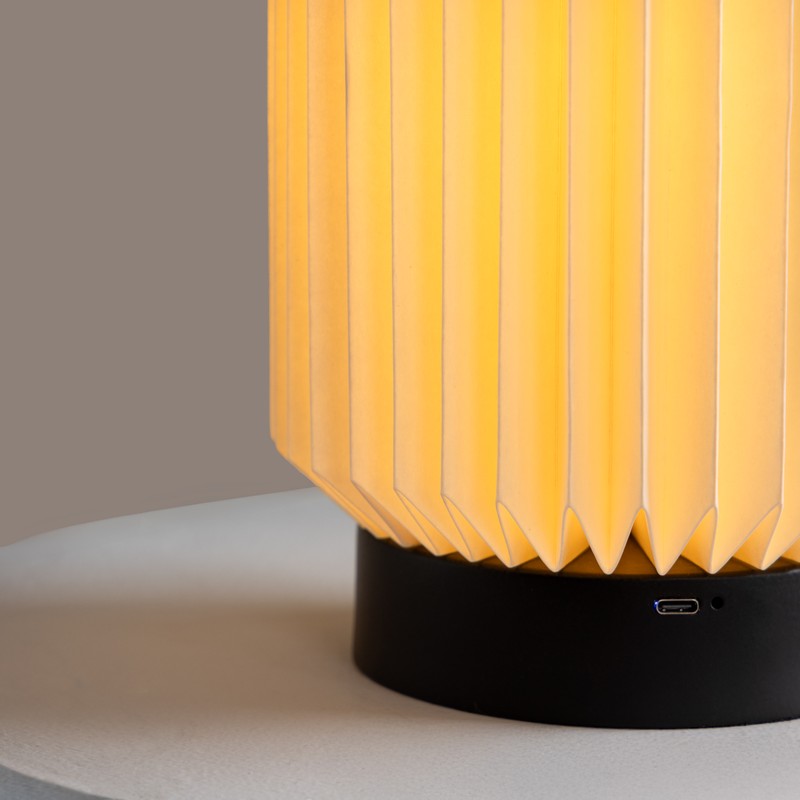 Fig Living Tote Table Lamp - Ivory,Black media 5