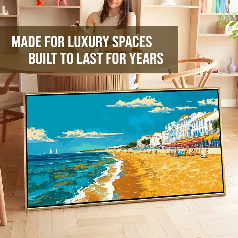 Littoral Canvas Wall Painting With Frame media 7