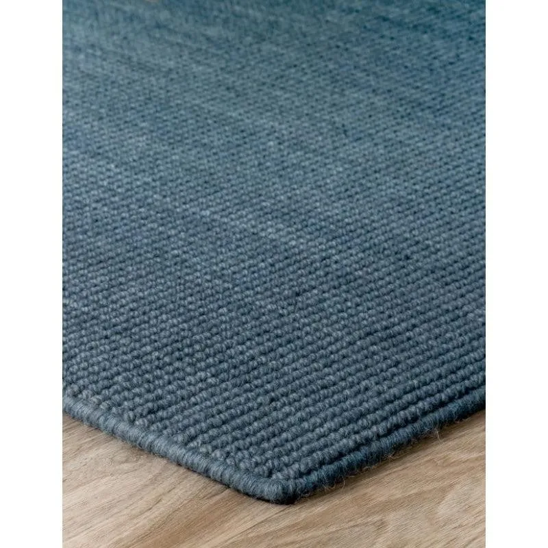 Handloom Hand Loomed Legacy Wool Rug - Blue & Grey media 6
