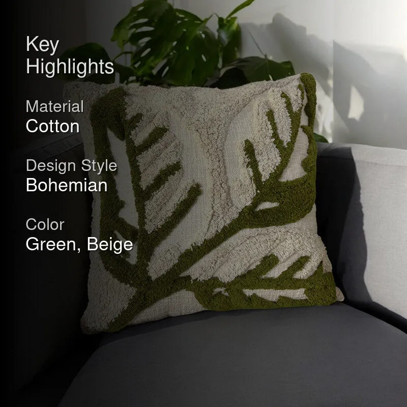 Leafestra Tufted Cushion Cover Set media 2