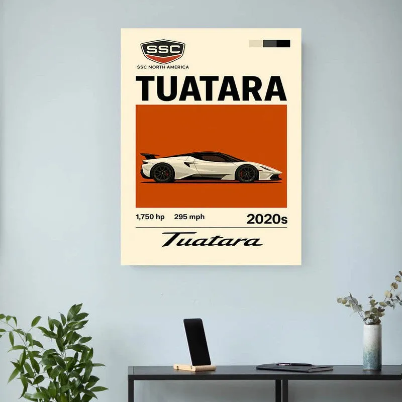 Tuatara Speedster Wall Poster media 3