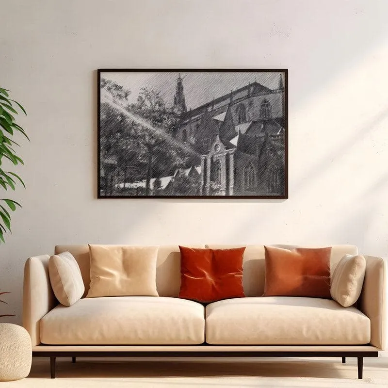 St.Bavo in Haarlem - Black Frame media 4