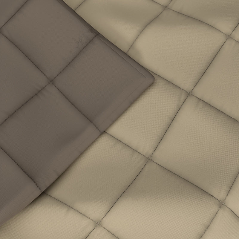 Herbert Reversible Solid Comforter (Beige) - 120 GSM media 5