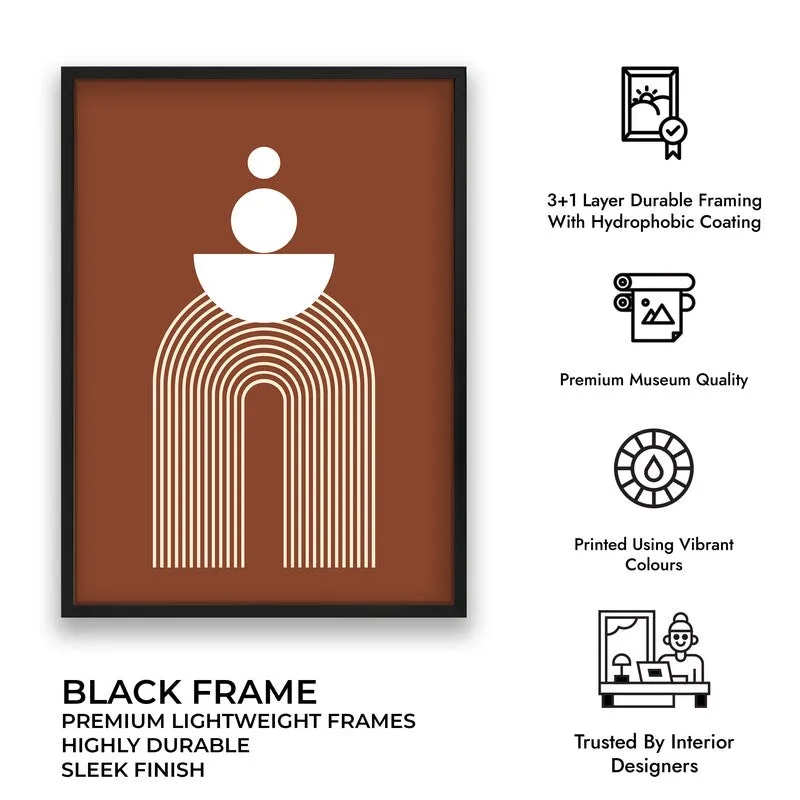 Zen Gateway Canvas Wall Painting With Black Frame media 11