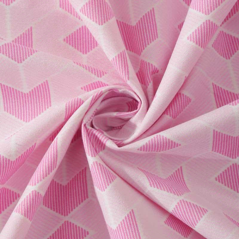 Miniature Mosaic - Pink Microfiber Bedsheet - 300 GSM media 3