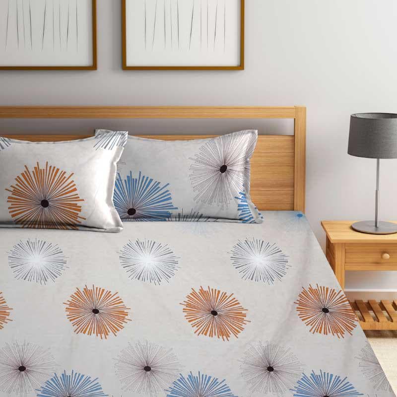 Wren Printed Microfiber Bedsheet - 130 GSM media 5