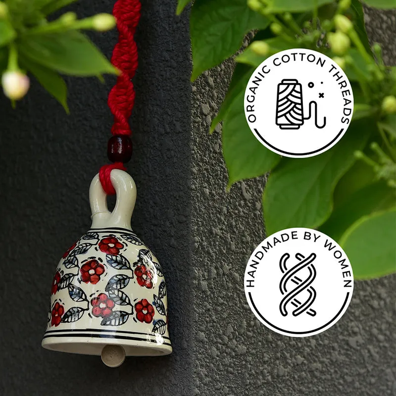 Chanda Ceramic Festive Bell - Set Of Two media 3