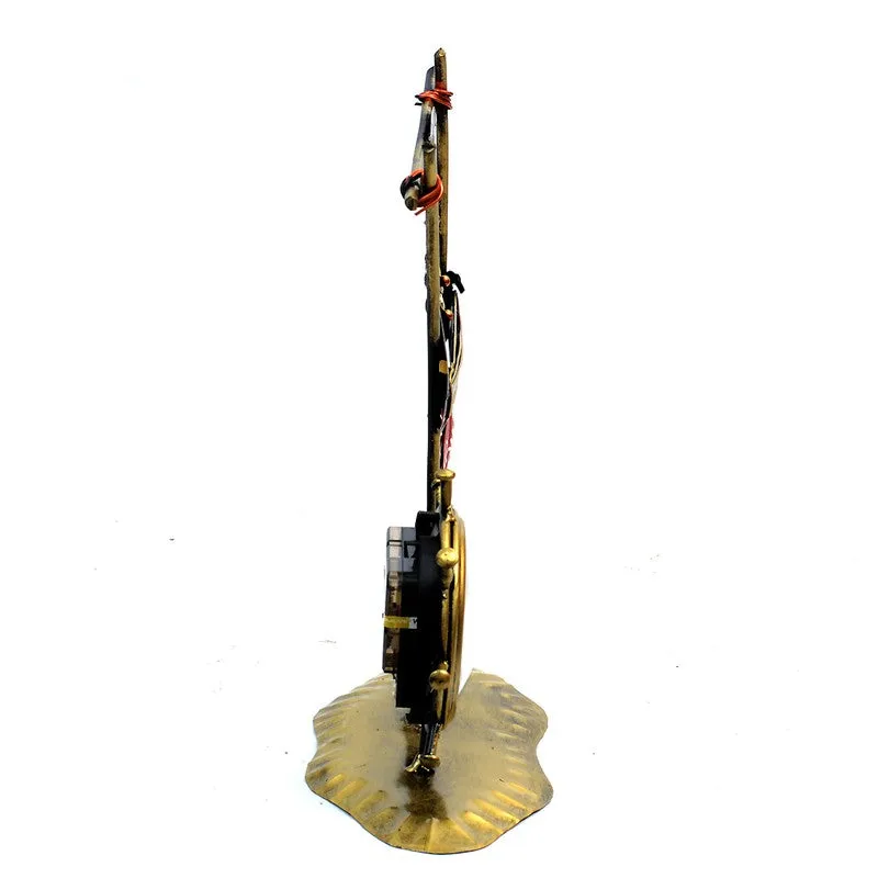 Tribal Lady Artistic Decor Metal Table Clock media 7